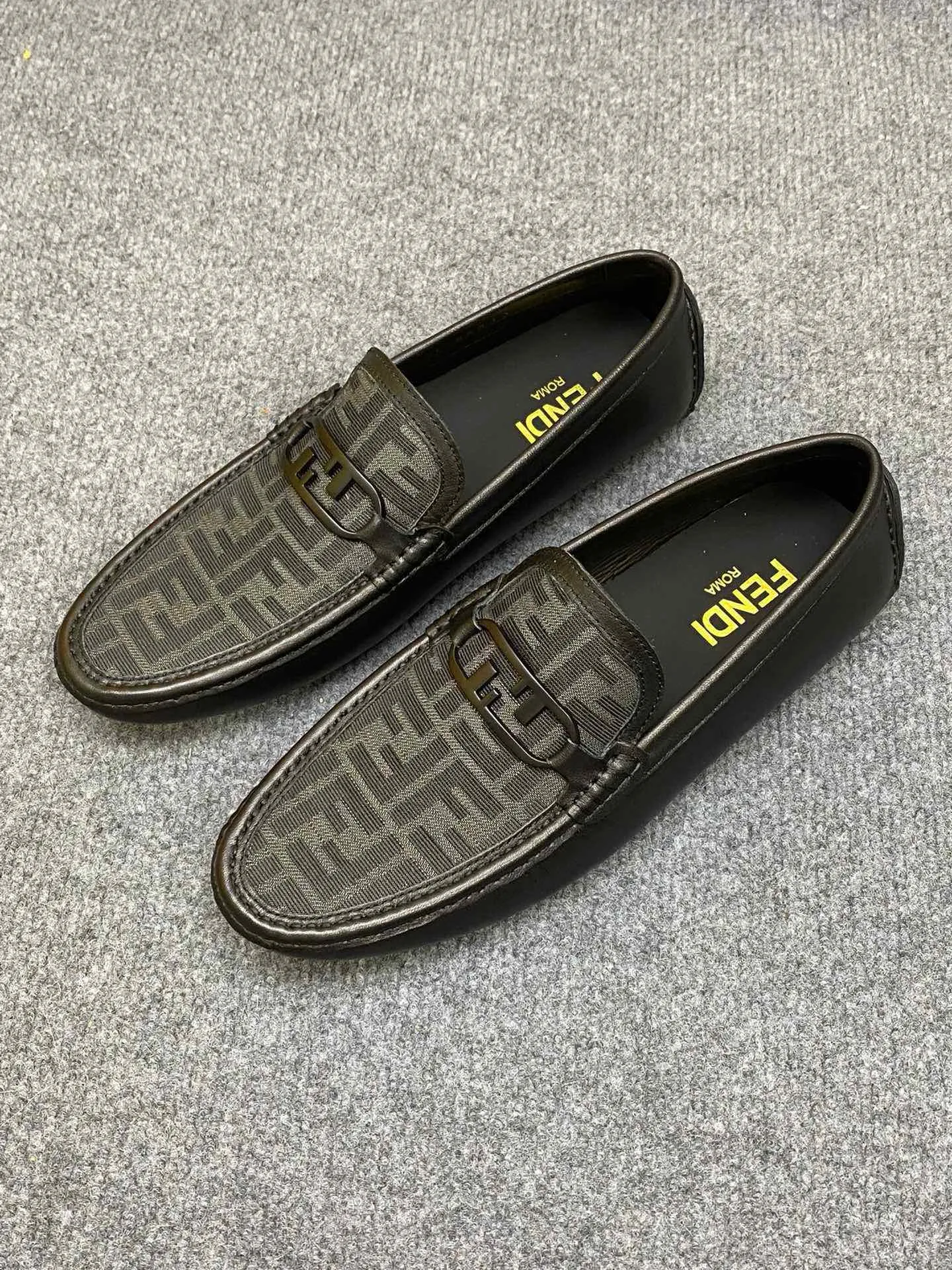 Men's Men's Shoes Men's Men's Shoes 💰700FENDI Fendi Men's Shoes are breathable and comfortable. Original development. Counters copy one to one. Imported cowhide. Niuri. 38 to 44. (can be ordered at 45.46. No returns or exchanges)